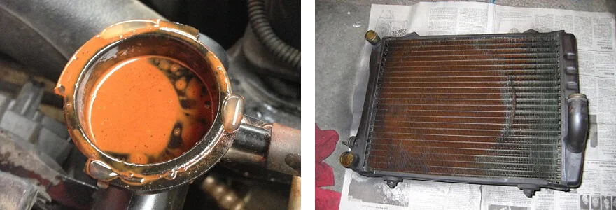 Encrassement du radiateur