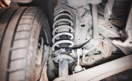 Faulty shock absorber